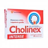 Cholinex Intense miód-cytryna 20 past.