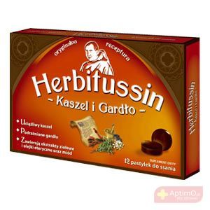 Herbitussin Kaszel i Gardło 12 past.