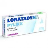 Loratadyna Pylox 10mg 10 tabl.