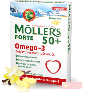 Moller`s Forte 50+ 60 kaps.