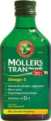 Moller`s Tran sm. naturalny 250ml