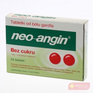 Neo-Angin bez cukru 24 tabl.