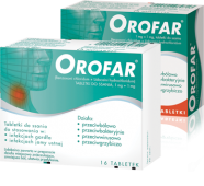 Orofar 16 tabletek do ssania
