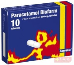 Paracetamol 500mg 10 tabl.