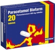 Paracetamol 500mg 20 tabl.