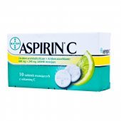 Aspirin C 10 tab.mus.